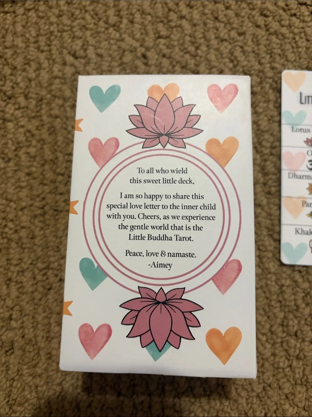 The Little Buddha Tarot - White & Pastel Deck (Limited Edition)